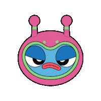 skakstudios anime animation hmm boring Sticker
