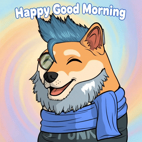 Happy Good Morning GIF by Doge Pound