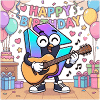 Happy Birthday Gif Sticker by IDX Solana