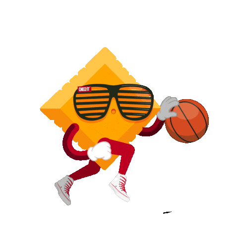 Slam Dunk Basketball Sticker by Cheez-It