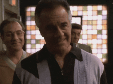 The Sopranos Laugh GIF