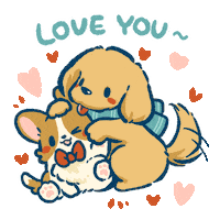 Merry Christmas Love Sticker by Lazy Corgi
