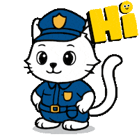 Office Police Sticker