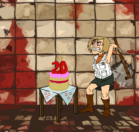 RatherAnimated giphyupload silent hill 3 heather mason ratheranimated GIF