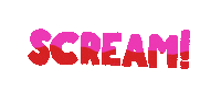 Halloween Scream Sticker by Georgia Perry