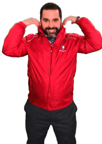 univisionentretenimiento rain cold weather sweater Sticker