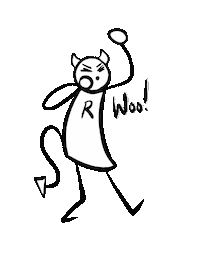 usedtobehmc demon coke rum priest Sticker