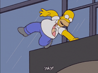 Season 14 Jump GIF by The Simpsons