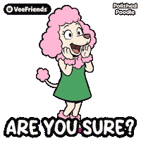Dog Are You Sure Sticker by VeeFriends