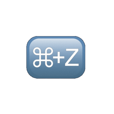 Emoji Undo Sticker by jessicavwalsh