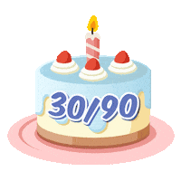 i_seensee birthday cake boom birthday cake Sticker