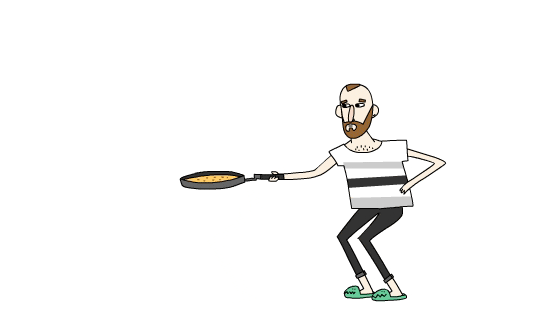 art pancake GIF by CsaK