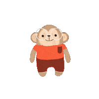 Pet Monkey Sticker
