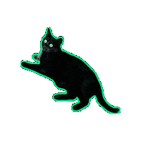 Cat Sticker by Minky Mom