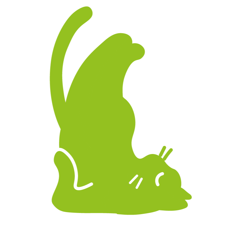 Cat Yoga Sticker by sgsm