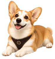 Welsh Corgi Dog Sticker by MISTER WOOF
