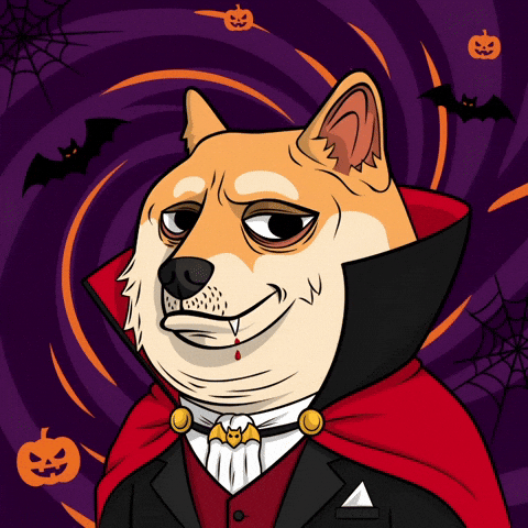 Shiba Inu Halloween GIF by Doge Pound