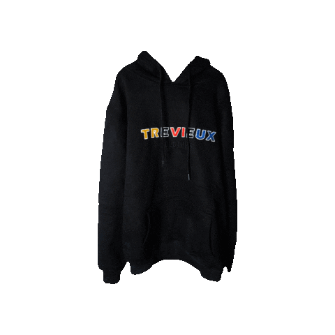 trevieuxclothing giphygifmaker black brand color Sticker