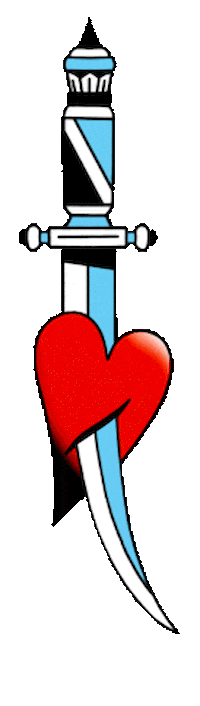 polska3d heart sticker tattoo hilton Sticker