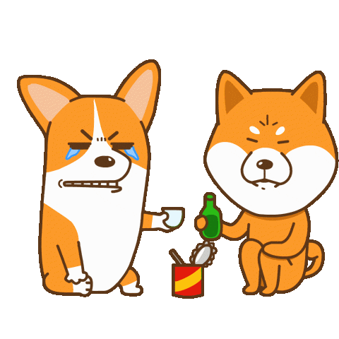 Corgi Shiba Sticker