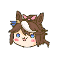 Pretty Derby Uma Musume Sticker by Fluffy the Thunder God 雷神阿毛