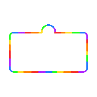 Rainbow Question Sticker by PinkNews