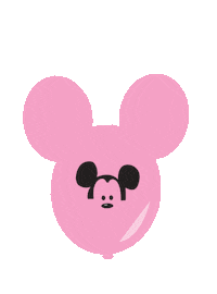 Mickey Mouse Pink Sticker