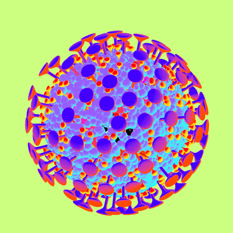 Virus Halo GIF by Art and Fact