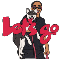 Dogs Go Sticker