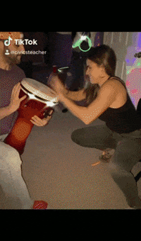 Crystalpercussion drummer bongo conga djembe GIF