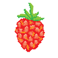 pastryplug pixel pixelart 8bit fruits Sticker