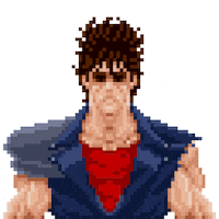 Pixel 90S Sticker by Pixibit ■ Ritratti grigliati