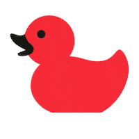 Duck Rouge Sticker by JVAL Openair