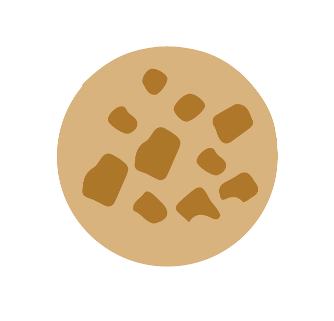 nom nom cookie Sticker by The Penny Paper Co.