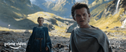 Confused Lord Of The Rings GIF by Amazon Prime Video
