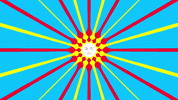 Blaga animation trippy psychedelic sun GIF