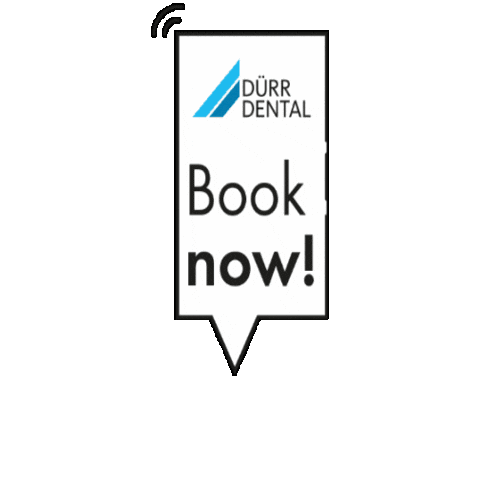 duerrdental giphygifmaker book now duerr dental dürr dental Sticker