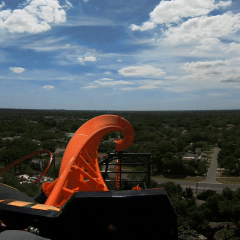 Roller Coaster GIF by Busch Gardens