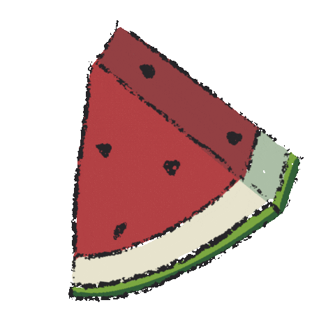 Summer Fruit Eating Sticker