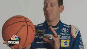 kyle busch basketball GIF by NASCAR on NBC