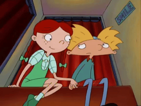 hey arnold nicksplat GIF