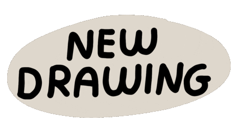 Artist Drawing Sticker