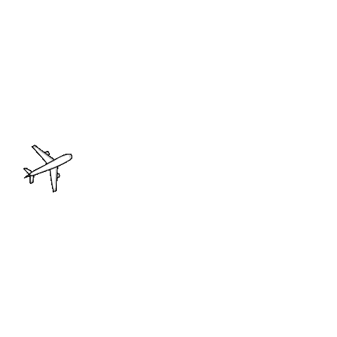 carleeecarroll travel fly flying plane Sticker