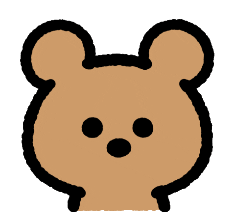 Happy Bear Sticker by なまいキッズ