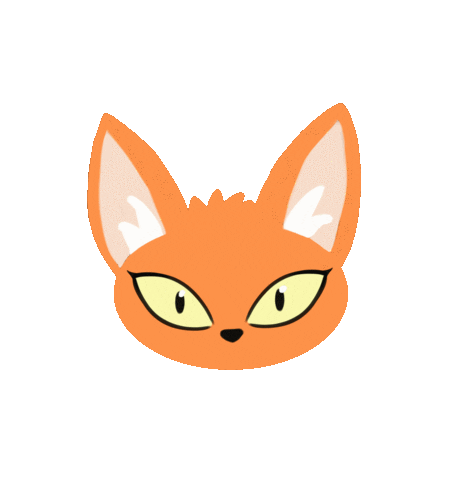 Lisyasha giphyupload cat fox lisyasha Sticker