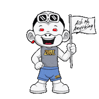 Fun Smile Sticker by Zhot