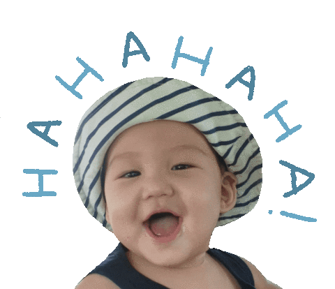 Laughing Baby Lol Sticker