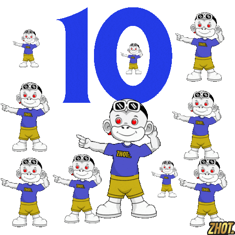 Top Ten Diez Sticker by Zhot