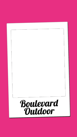 Polaroid Sticker by Boulevard Outdoor