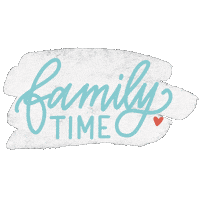 Family Time Love Sticker